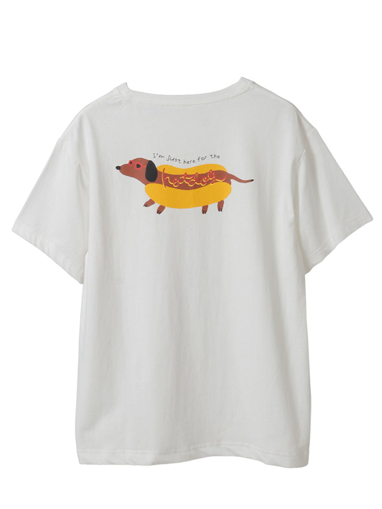 2026SS】“hotdog”グラフィックTシャツ（大人サイズ） – Catchup