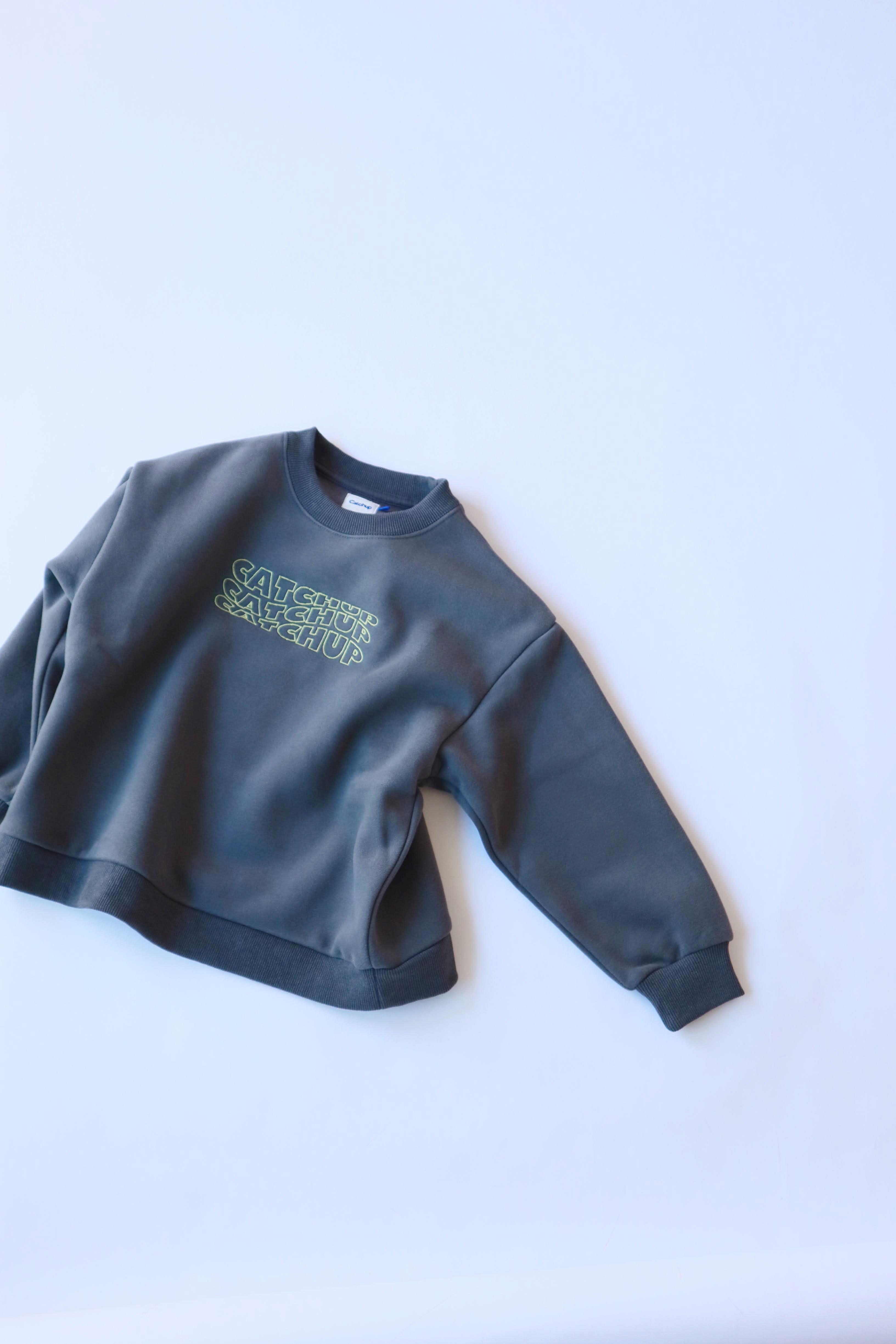 2025AW新色】レタリング刺繡 裏起毛スウェット – Catchup