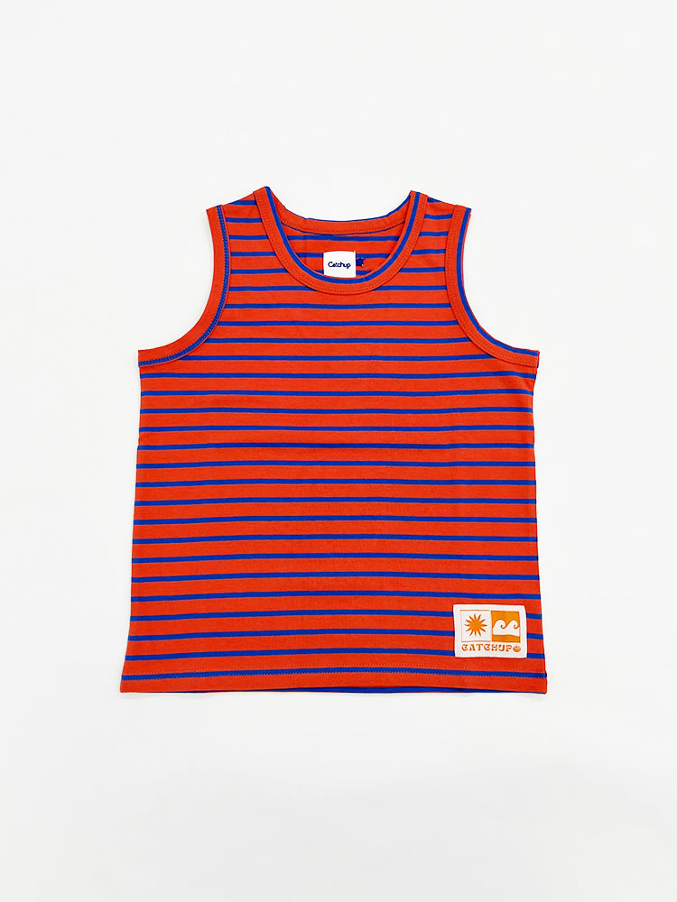 ロイスクレヨンのボーダー タンクトップ miniministore クロップド丈 タンクトップ ボーダー柄