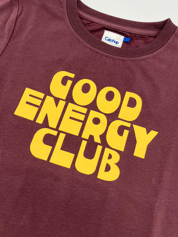 【Catchup】“GOOD ENERGY CLUB” Tシャツ（大人サイズ）