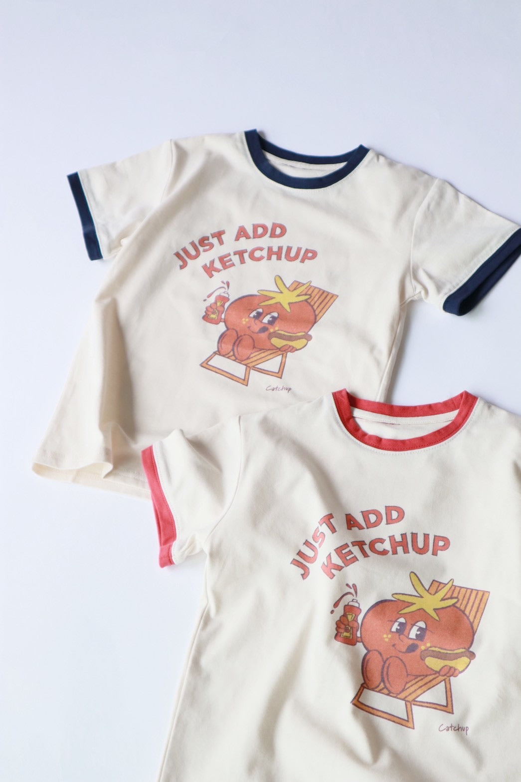 2026SS】トマトくんリンガーTシャツ – Catchup