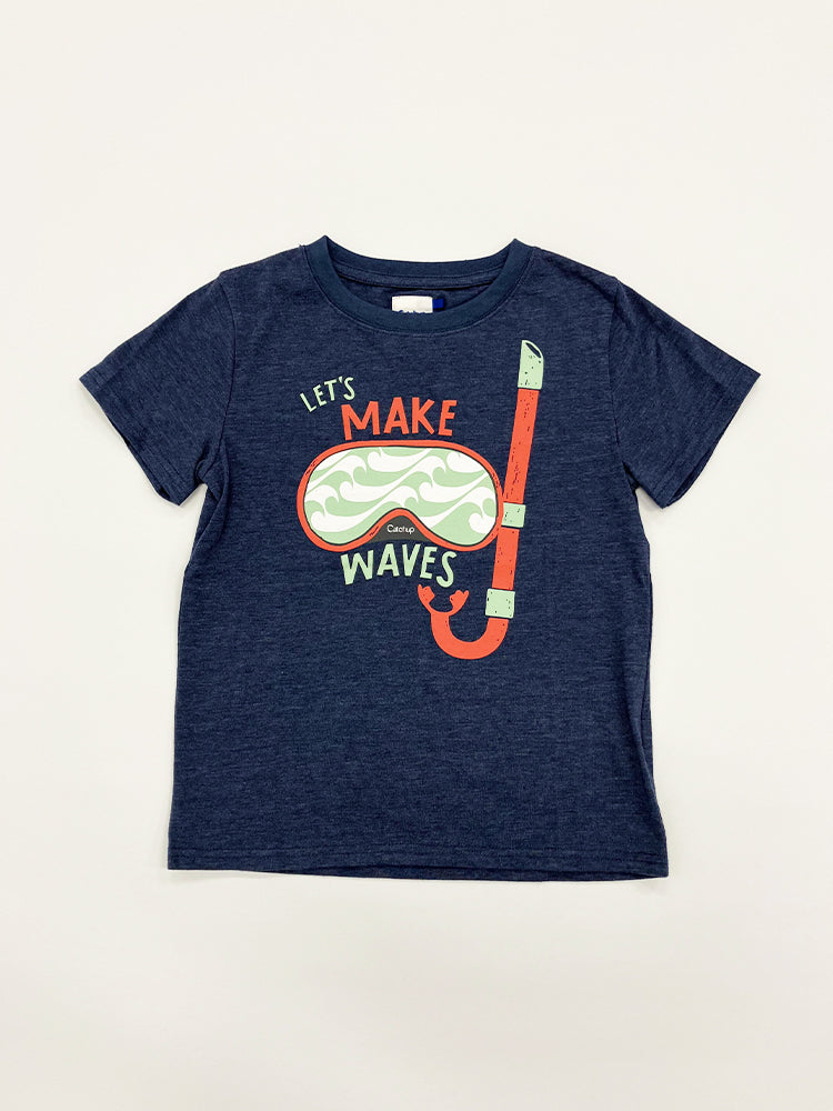 【Catchup】シュノーケルプリントTシャツ