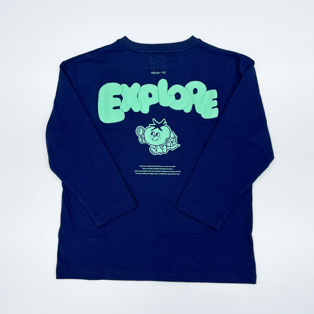 【9月納期／展示会先行】発砲プリントTシャツ