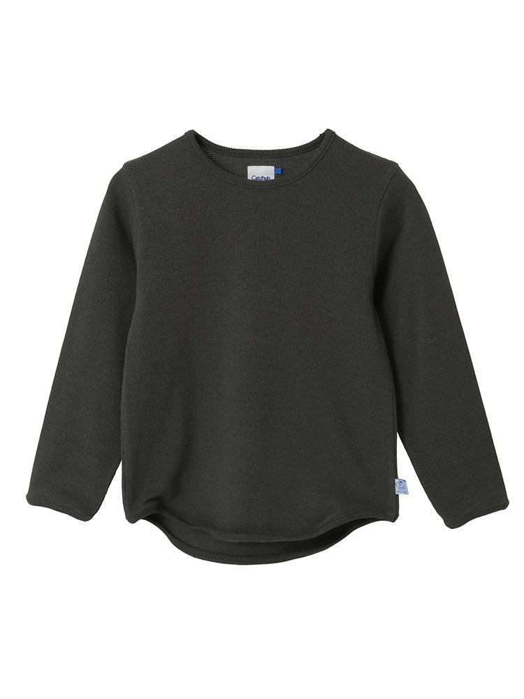 【Catchup】ワッフルロングTシャツ