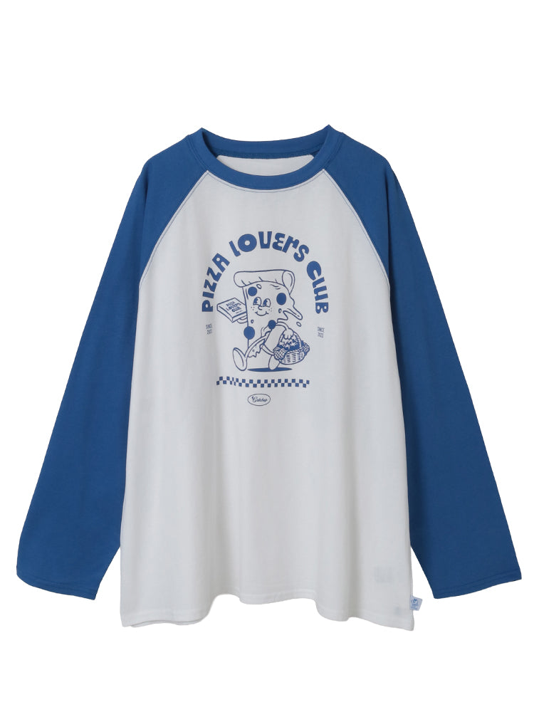 【Catchup】“PIZZA LOVERS CLUB” ロングTシャツ（大人サイズ）