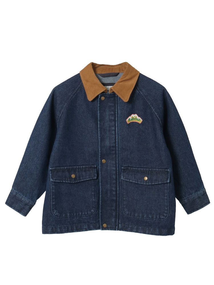 【2026AW】コーデュロイカラーデニムワークジャケット