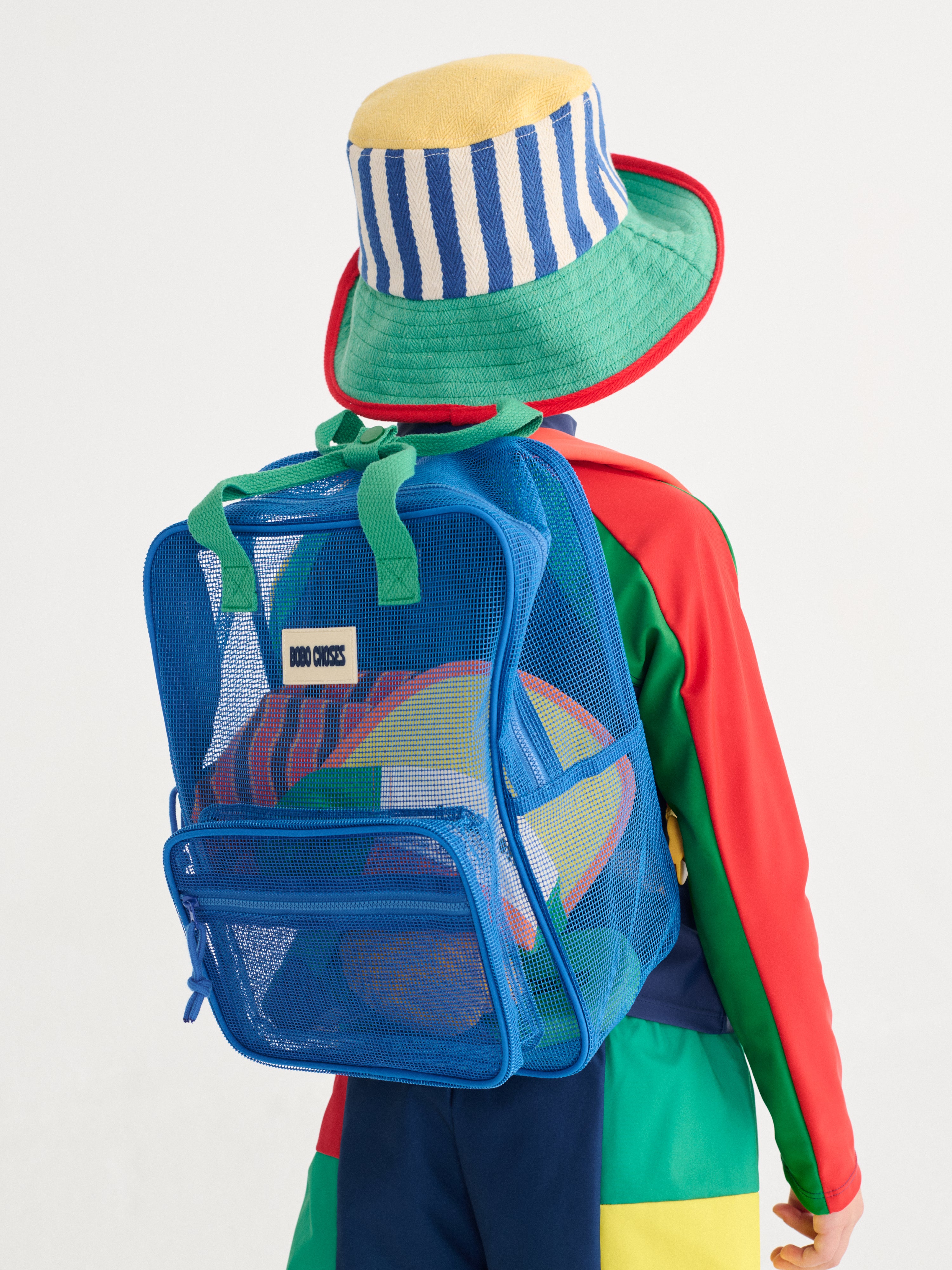 BOBO CHOSES】カラーブロックメッシュバックパック – Catchup