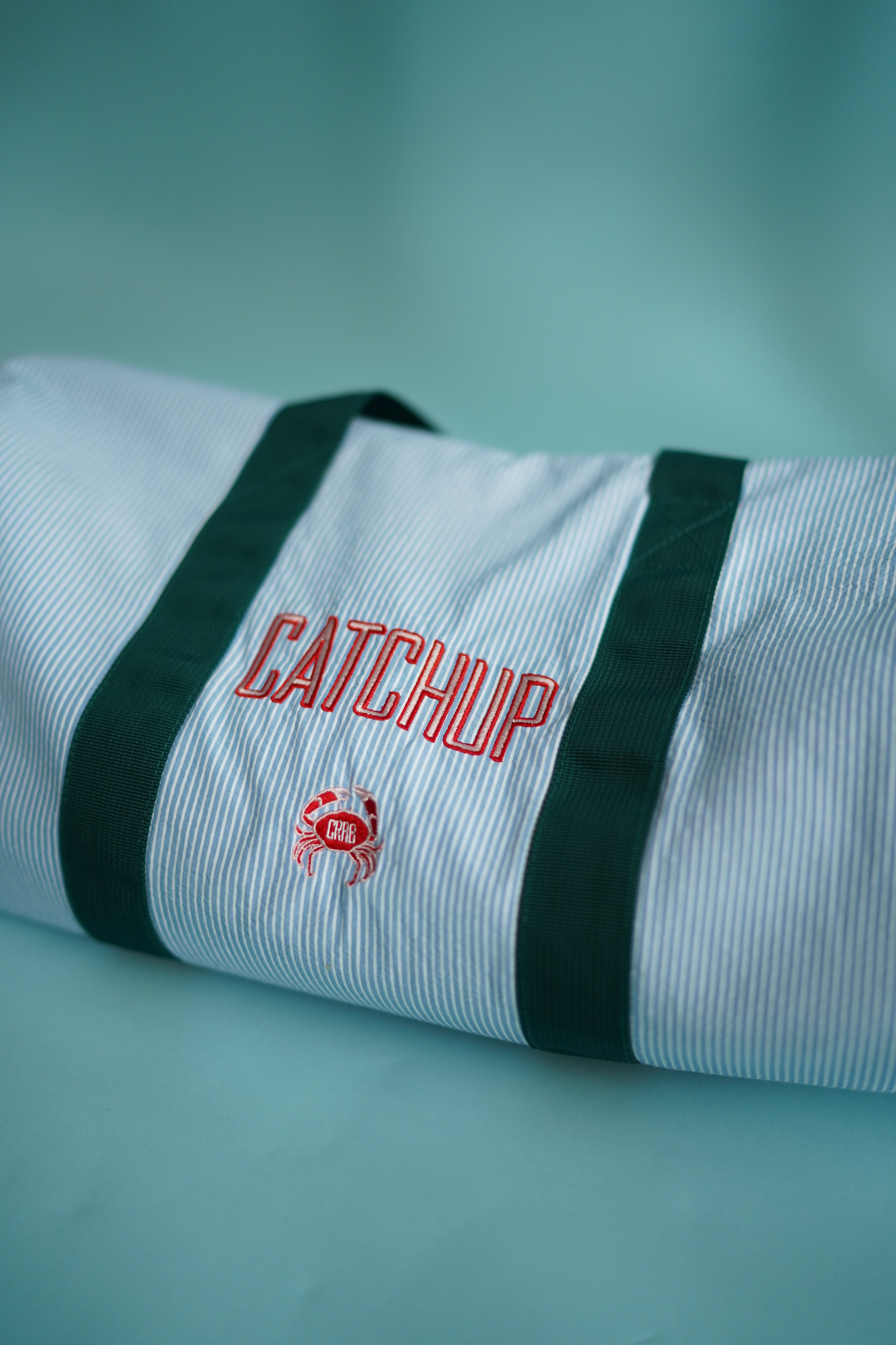 サッカーストライプボストンバッグ – Catchup