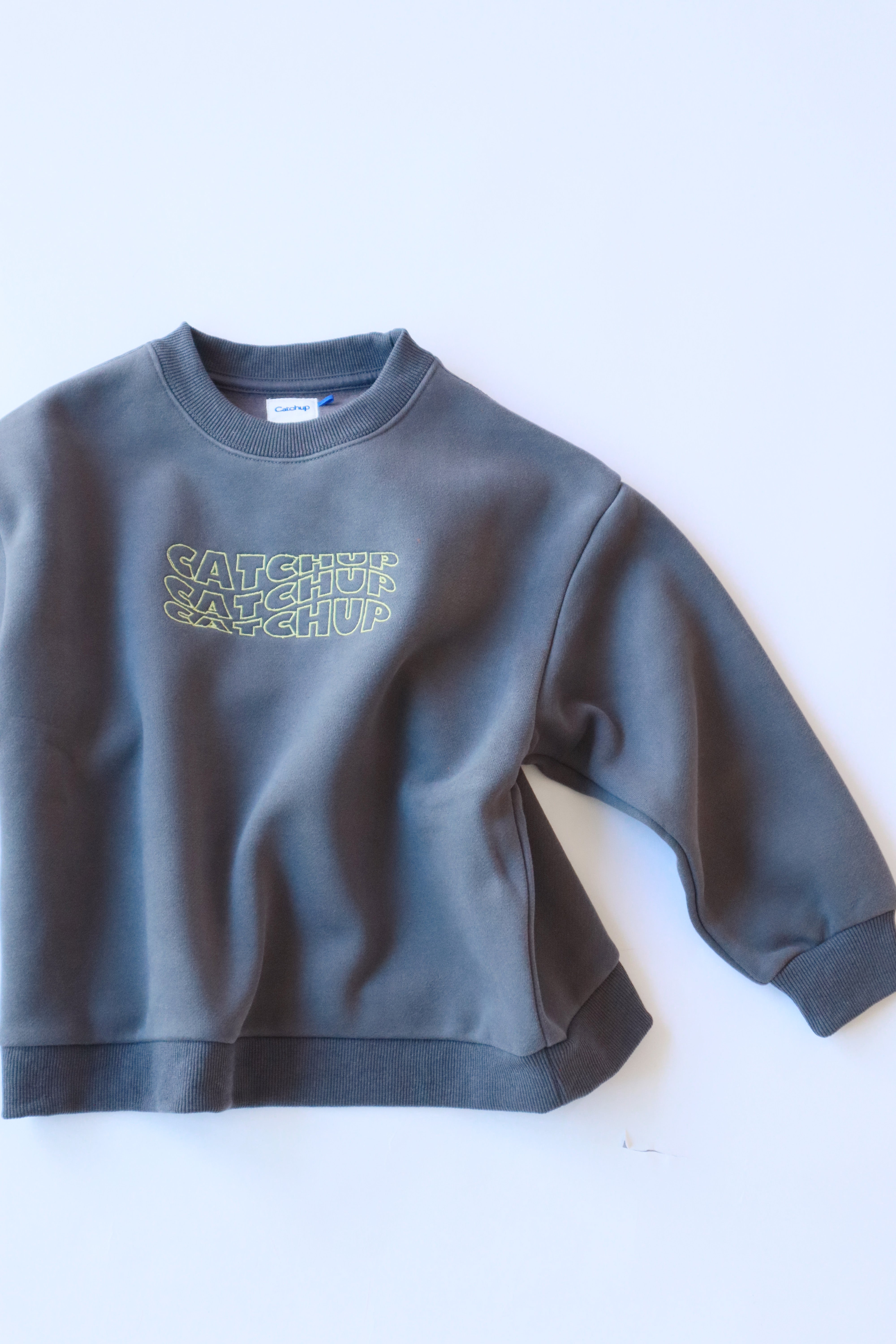 【2025AW新色】レタリング刺繡 裏起毛スウェット