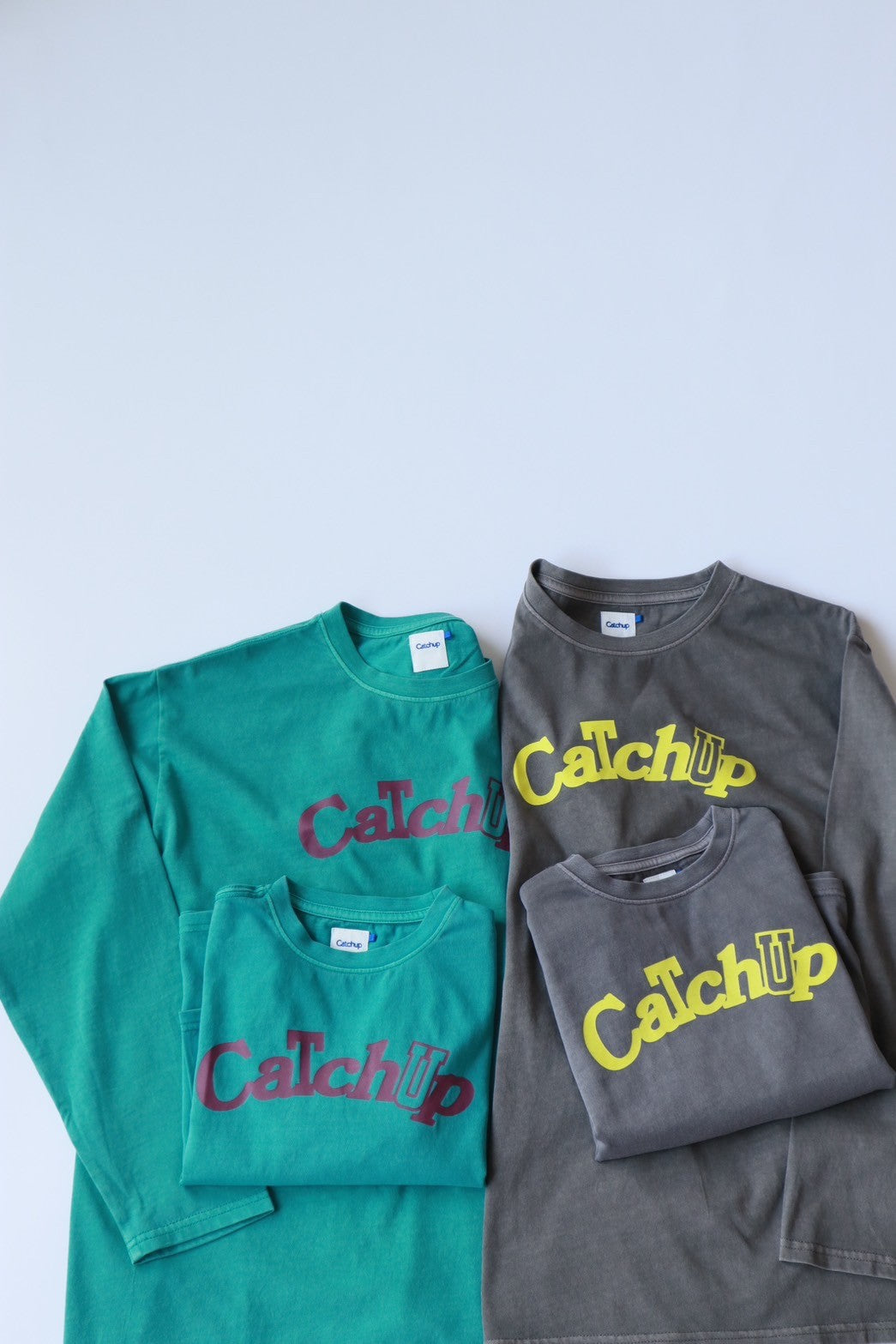 tシャツ 「Catchup」Catchup ワッペンスウェットトップス（大人サイズ） レディース Catchup tシャツ 「Catchup」Catchup ワッペンスウェット